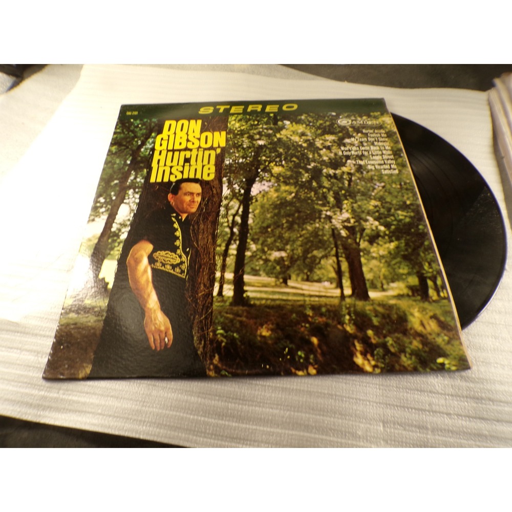 Don Gibson Hurtin Inside Vinyl LP Album RCA Camden CAS-2103 Stereo 1966 Country